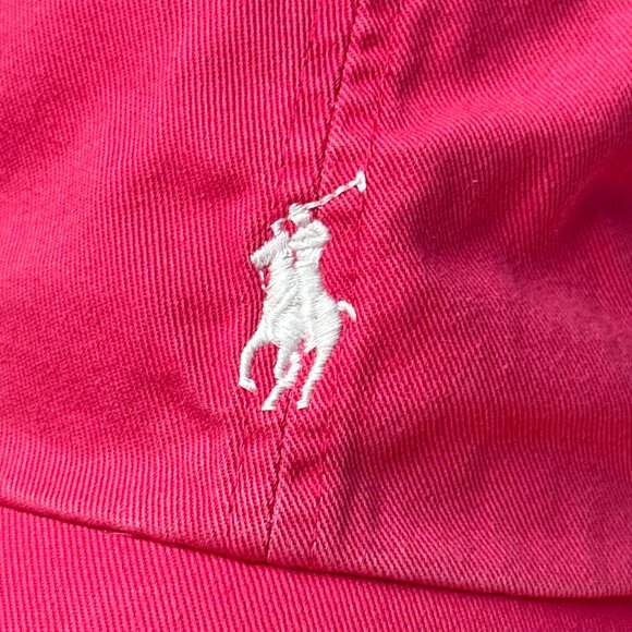 polo by ralph lauren pink baseball hat ? main image 4